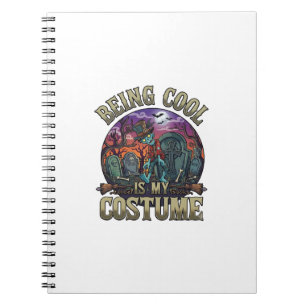 Being Cool Is Costume Halloween Zombie Kerkhof_1 Notitieboek