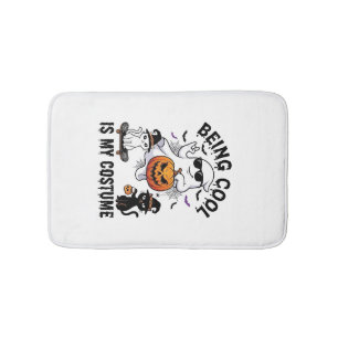 Being Cool Is Kostuum Halloween Geest Pompoen Kat_ Badmat