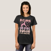 Being Upside Down Is My Normal Gymnast Sayings T-shirt (Voorkant volledig)