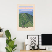 Beinn Ghlas Munros Van Schotland Reisposter Poster (Thuiskantoor)