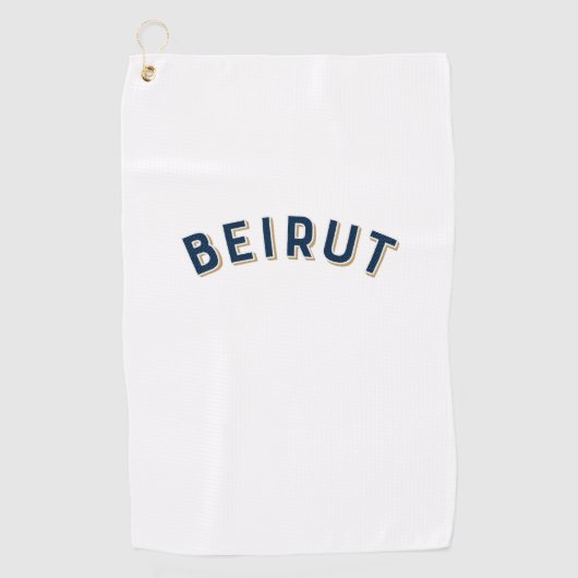 Beiroet, Arch in Libanon Golfhanddoek (Voorkant)
