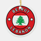 Beiroet Libanon Keramisch Ornament (Voorkant)