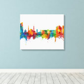 Beiroet Libanon Skyline Canvas Afdruk (Insitu (Houten vloer))