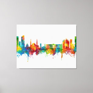 Beiroet Libanon Skyline Canvas Afdruk