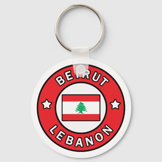 Beiroet Libanon Sleutelhanger (Voorkant)