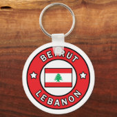 Beiroet Libanon Sleutelhanger (Voorkant)