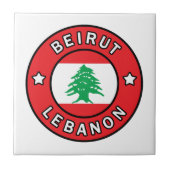 Beiroet Libanon Tegeltje (Voorkant)