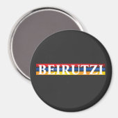Beirutzi Magnet Magneet (Voorkant / Achterkant)