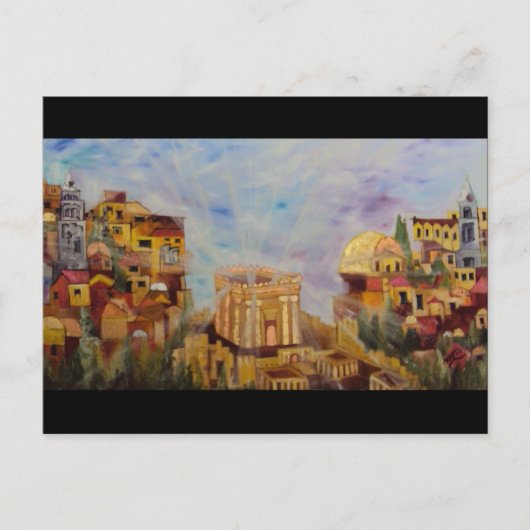 Beit Hamikdash Briefkaart (Voorkant)