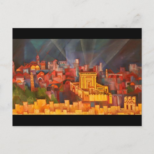 Beit Hamikdash Briefkaart (Voorkant)