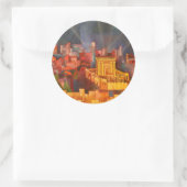 Beit Hamikdash Ronde Sticker (Tas)
