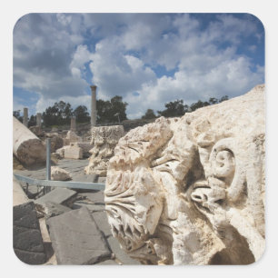 Beit she-An National Park, Roman-era ruïnes Vierkante Sticker