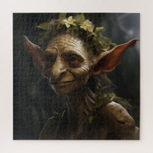 Bejaarde bosgoblin legpuzzel