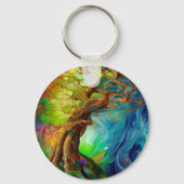 Bejewelde boom sleutelhanger (Voorkant)