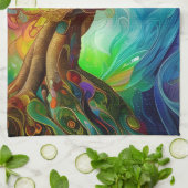 Bejewelde boom theedoek (Gevouwen)