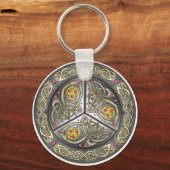 Bejeweled Celtic Shield Sleutelhanger (Voorkant)