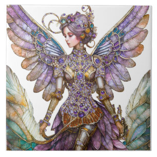 Bejeweled Suikerklokhuisfee Tegeltje