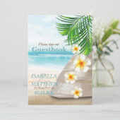 Beken van het gastboek - Weddenschap op de strand (Staand voorkant)