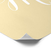 Beken van het Guest Book - Bericht in fles Poster (Hoek)