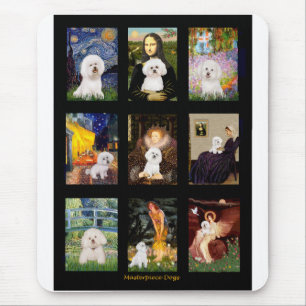 Bekende Art Bichon Frise Composite Muismat