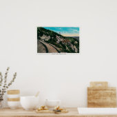 Bekende cirkelbrug, Mt. LoweMt. Lowe, CA Poster (Keuken)
