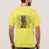 Bekende dichters t-shirt (Achterkant)