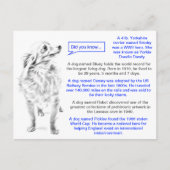 Bekende feiten van de Dogs Fun Briefkaart (Voorkant)