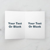 Bekende filmstructuur van de wizard feestdagen kaart (Binnen)