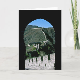 Bekende Grote Muur China - Beijing, Azië Kaart