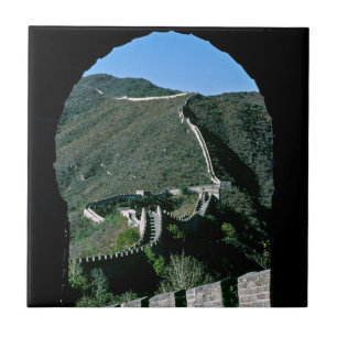 Bekende Grote Muur China - Beijing, Azië Tegeltje