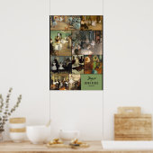 Bekende indruk van Edgar Degas Poster (Keuken)