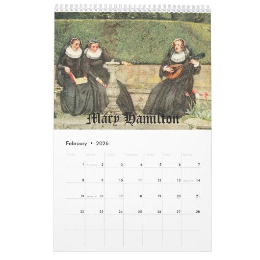 Bekende literatuurvrouwen kalender (Feb 2026)