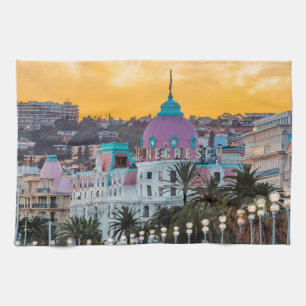 Bekende luxehotel Hotel Negresco in Nice Frankrijk Theedoek