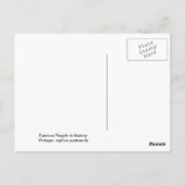 Bekende mensen, Julius Caesar 100 - 44 BCE Briefkaart (Achterkant)