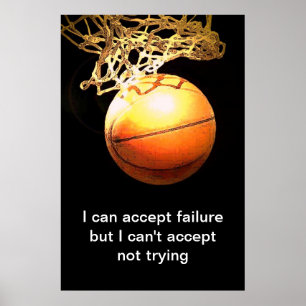 Bekende Motivatie prijsopgave — Basketball Print