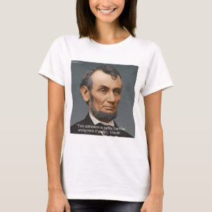 Bekende patriottische quote van Abe Lincoln T-shirt
