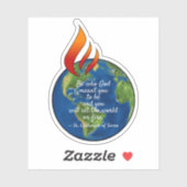 Bekende St. Catherine van Siena Quote - 1Up Sticker (Vel)