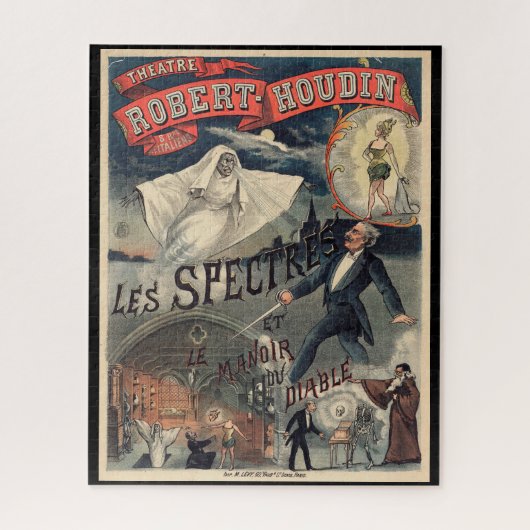 Bekende Victoriaans Magicus, Magisch Show Legpuzzel (Verticaal)