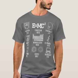 Bekende wetenschappers Wetenschapsliefhebber Weten T-shirt