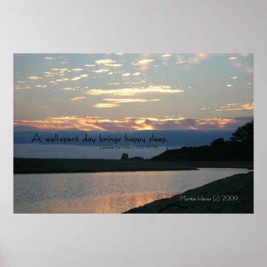 Bekende woorden: Slaap - Carmel Sunset - Poster (Voorkant)