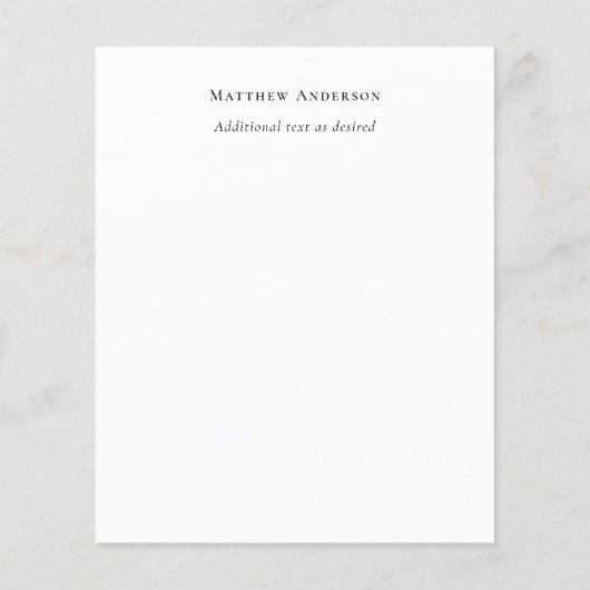 Bekendmaking Afstuderen BUDGET PHOTO Moderne klass (Achterkant)