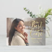 Bekendmaking beste toekomstig EDITABLE COLOR Afstu Aankondiging (Staand voorkant)