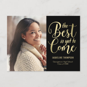 Bekendmaking beste toekomstig EDITABLE COLOR Afstu Briefkaart