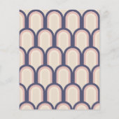 Bekendmaking budget Retro Blush Photo Afstuderen (Achterkant)