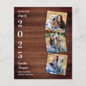 Bekendmaking budget Rustic Photo Collag Afstuderen (Voorkant)