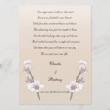 Bekendmaking Cherry Blossom elopement