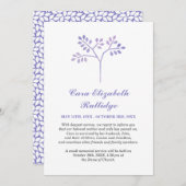 Bekendmaking kleine boomlavender en witherdenking aankondiging (Voorkant / Achterkant)