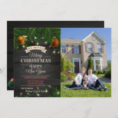 Bekendmaking met kerstlampjes aankondiging (Voorkant / Achterkant)