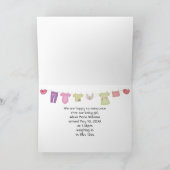 Bekendmaking van Baby Girl Aankondiging (Binnen)