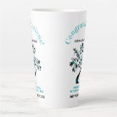 Bekendmaking van de boomstructuur van de grootmoed latte mok (Voorkant)